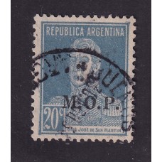 ARGENTINA SERVICIO OFICIAL GJ 558 ESTAMPILLA USADA U$ 10